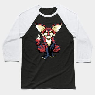 Red Tiger Gremlin Fox Baseball T-Shirt